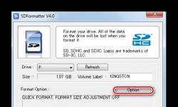 Низкоуровневое форматирование SD-карты